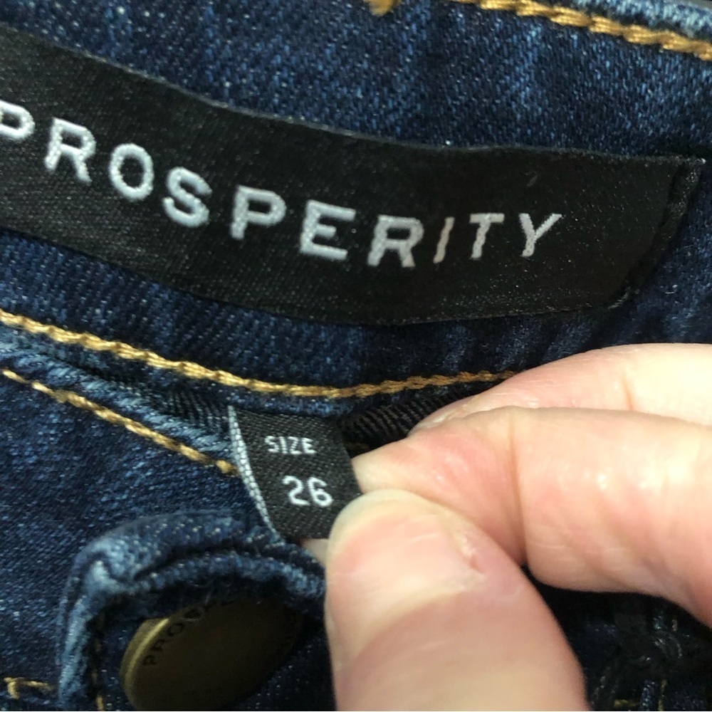 Prosperity Dark Blue Women's Skinny Jeans - Picture 4 of 7